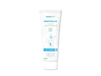 Cannaderm MENTHOLKA chladivé konopné mazanie 250 ml