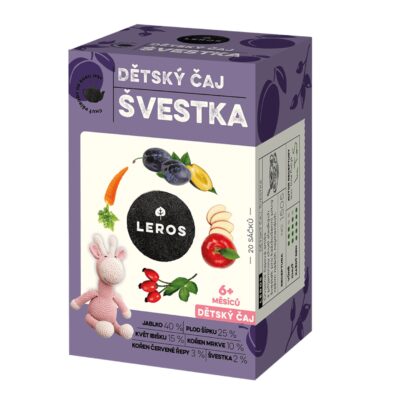 LEROS Detský čaj SLIVKA 20 x 2 g