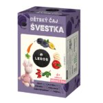 LEROS DETSKÝ ČAJ SLIVKA nálevové vrecká (od 6+ mesiacov) 20 x 2 g