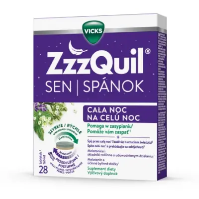 ZzzQuil SPÁNOK na celú noc 28 tabliet