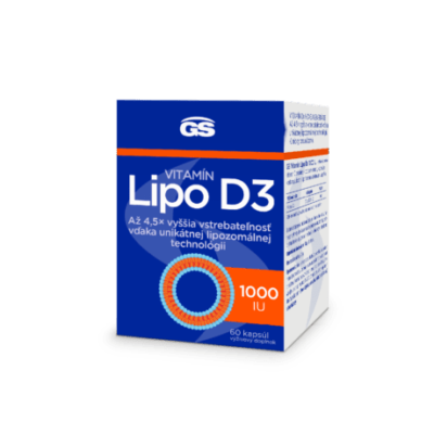 GS Vitamín Lipo D3 1000 IU 60 kapsúl