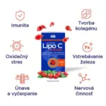 GS Vitamín Lipo C 500 mg so šípkami 90+10 kapsúl – Obrázok 6