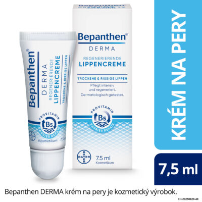 Bepanthen DERMA Krém na pery s pantenolom 7,5 ml – Obrázok 2