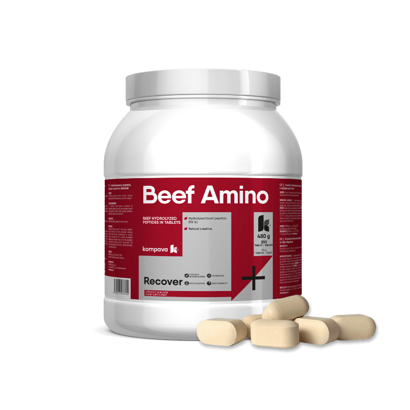 KOMPAVA Beef Amino 200 tabliet – Obrázok 1