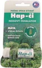 HAP-ČÍ Tyčinka nosová inhalačná gáfrovomentolová náplň 1x1 ks – Obrázok 2