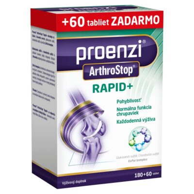 Proenzi ArthroStop RAPID+ 240 tabliet – Obrázok 2