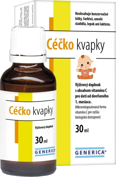 GENERICA Céčko kvapky pre deti od dovŕšeného 1. mesiaca 30 ml