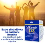 GS Vitamín D3 2000 IU 90 kapsúl – Obrázok 2