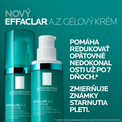 LA ROCHE-POSAY EFFACLAR A.Z. gél-krém 40 ml – Obrázok 5