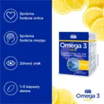 GS Omega 3 citrus 90 kapsúl – Obrázok 2