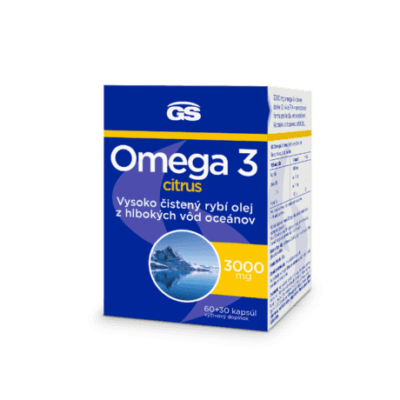GS Omega 3 Citrus 90 kapsúl