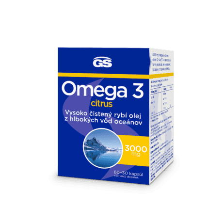 GS-Omega-3-citrus-60-30-kapsul-460x460 GS Omega 3 citrus 90 kapsúl – Obrázok 1