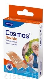 Cosmos Flexible elastická textilná náplasť na rany, 2 veľkosti 20 ks – Obrázok 3