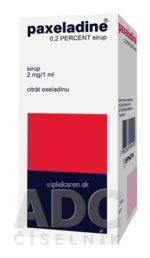 Paxeladine 0,2 PERCENT sirup sir (fľ.skl.+PP odmerka) 1x100 ml – Obrázok 2