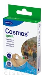 Cosmos Sport vodeodolná náplasť na rany 6 cm x 10 cm 5 ks – Obrázok 2