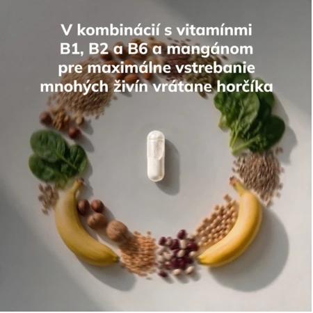 BE A PRO! Magnézium bisglycinát + B-komplex & Mangán 90 kapsúl – Obrázok 5
