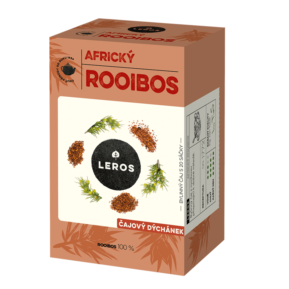 3055_d45364a0536f02332033848b9d6a5d73_medium LEROS ČAJOVÁ CHVÍĽKA AFRICKÝ ROOIBOS bylinný čaj, nálevové vrecká 20x2 g – Obrázok 1