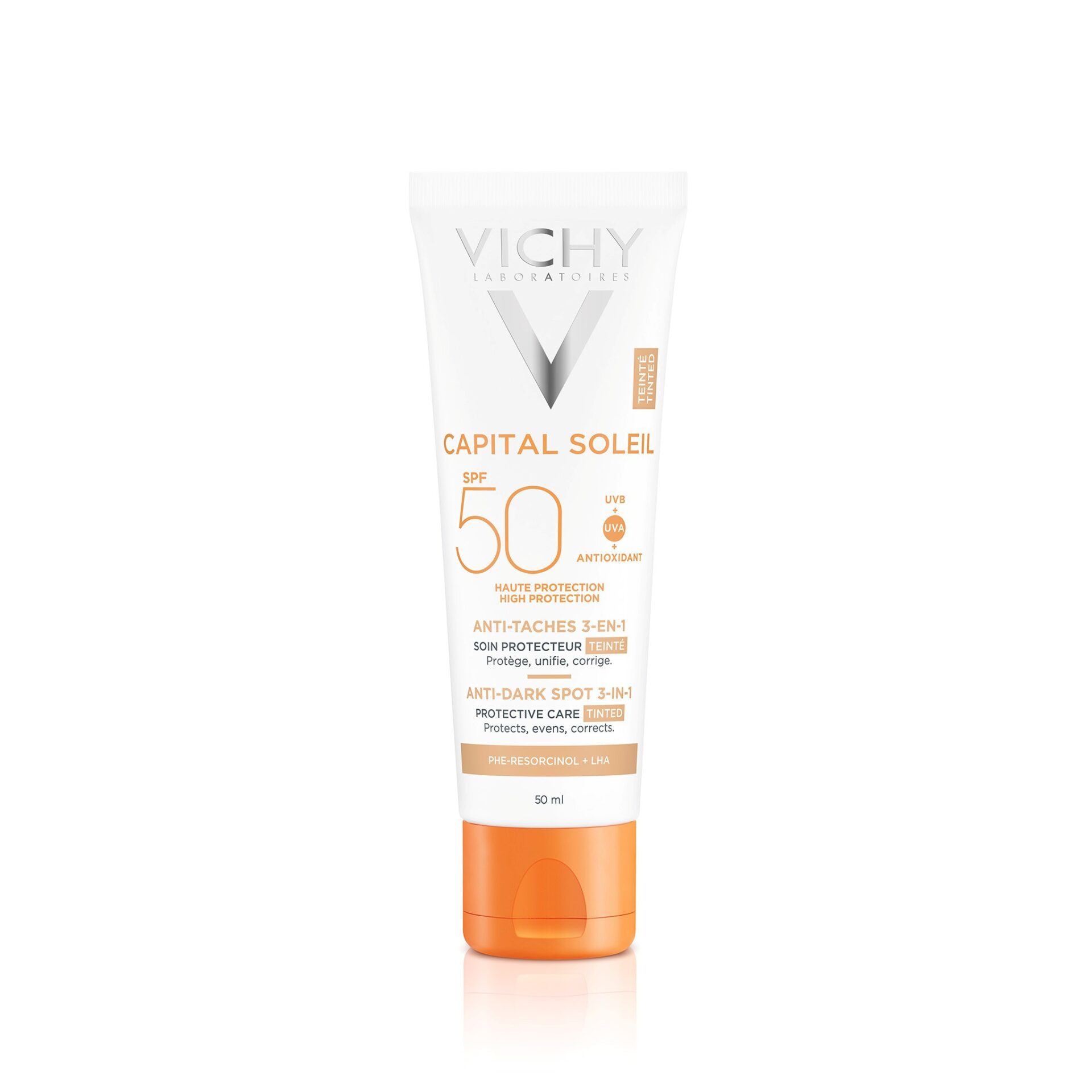 3337875419802_05 VICHY CAPITAL SOLEIL Krém proti tmavým škvrnám SPF 50+ 50 ml – Obrázok 1