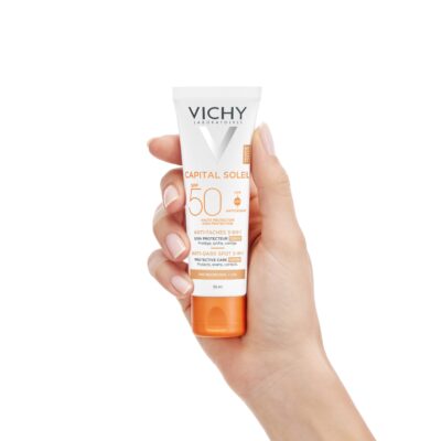 VICHY CAPITAL SOLEIL Krém proti tmavým škvrnám SPF 50+ 50 ml – Obrázok 3