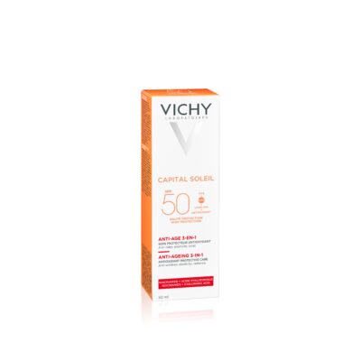 VICHY CAPITAL SOLEIL Krém Anti-age SPF 50+ 50 ml – Obrázok 3