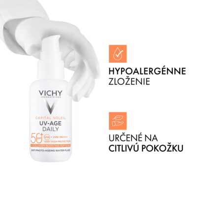 VICHY CAPITAL SOLEIL UV-AGE DAILY fluid SPF 50+ 40 ml – Obrázok 4
