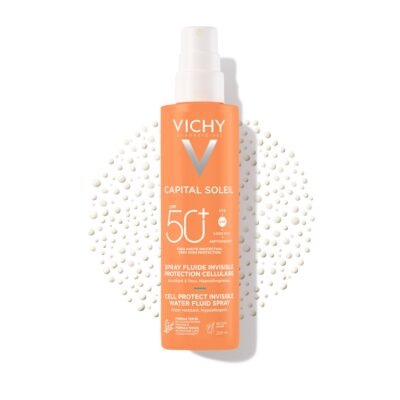 VICHY CAPITAL SOLEIL Fluidný sprej SPF 50+ 200 ml – Obrázok 2