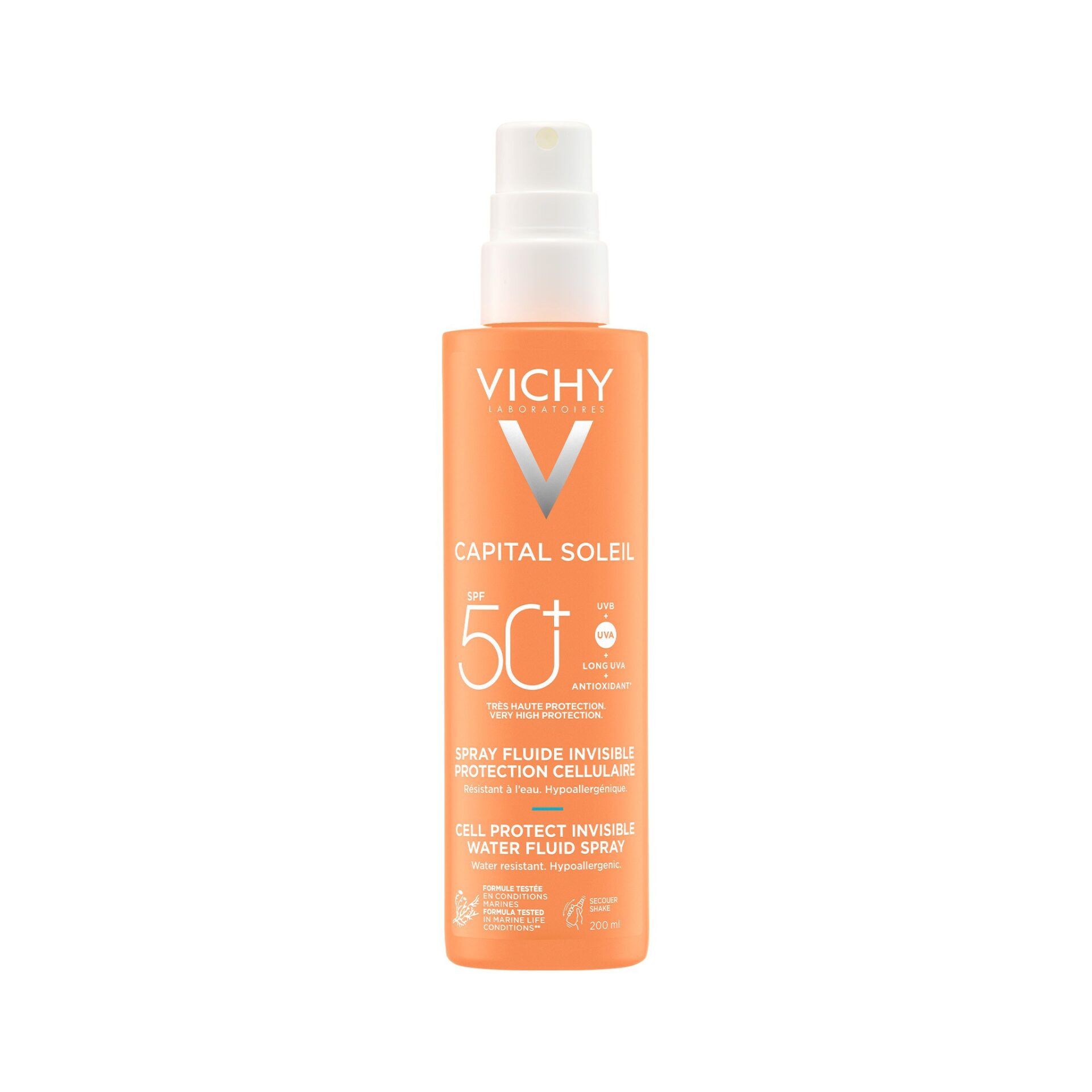 3337875810869_06 VICHY CAPITAL SOLEIL Fluidný sprej SPF 50+ 200 ml – Obrázok 1