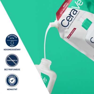 CeraVe Čistiaci penivý gél, náplň 473 ml – Obrázok 2