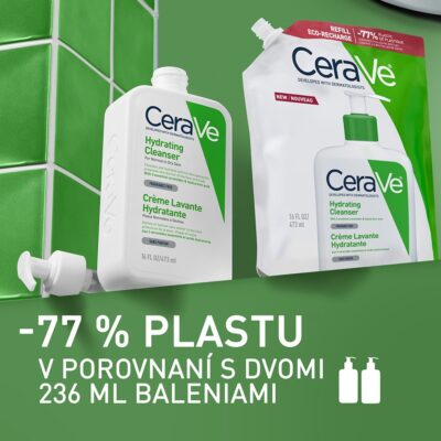 CeraVe Hydratačná čistiaca emulzia, náplň 473 ml – Obrázok 7
