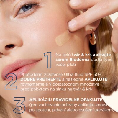 BIODERMA Photoderm XDefense Ultra fluid SPF 50+ veľmi svetlý 40 ml – Obrázok 5