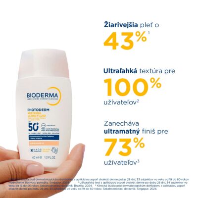 BIODERMA Photoderm XDefense Ultra fluid SPF 50+ svetlý 40 ml – Obrázok 7