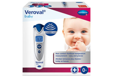 Veroval Baby Bezdotykový infračervený teplomer digitálny, strieborný 1 ks
