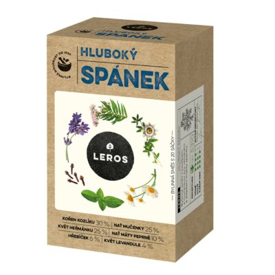 LEROS HLBOKÝ SPÁNOK bylinný čaj 20 x 1 g