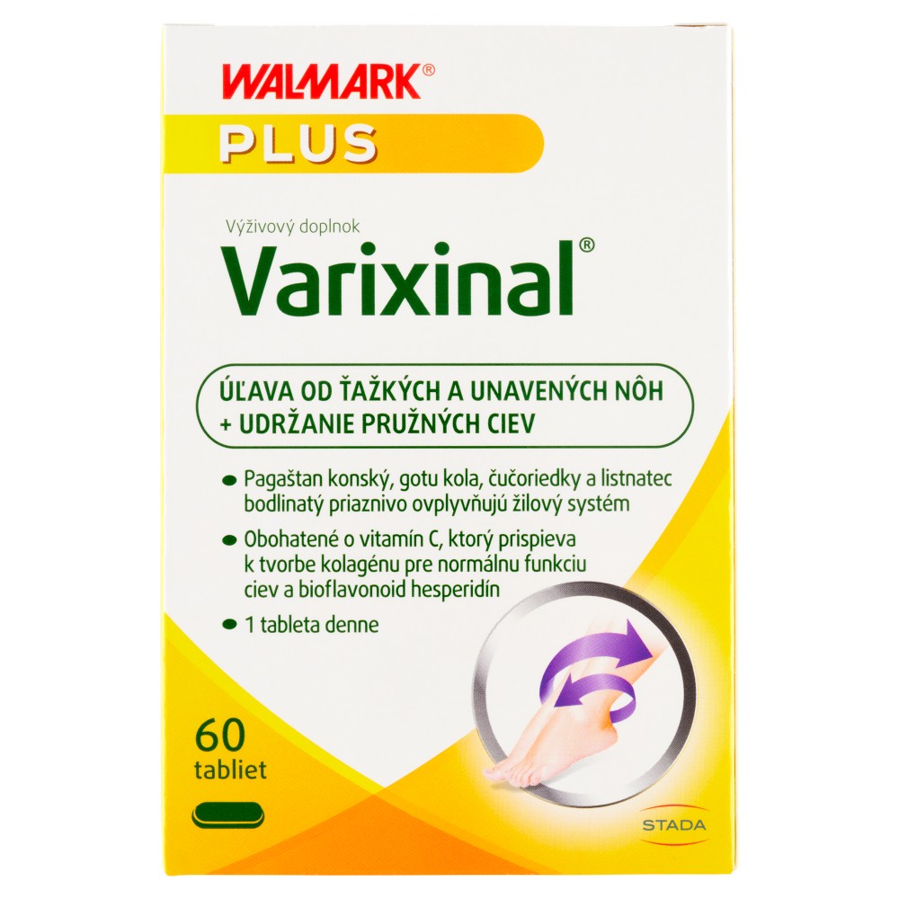8596024014281_T1_Walmark_Plus_Varixinal_výživový_doplnok_60_tabliet_74_7_g WALMARK Varixinal 60 tabliet – Obrázok 1
