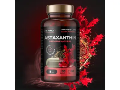 BE A PRO! Astaxanthin Premium Natural 30 kapsúl – Obrázok 2
