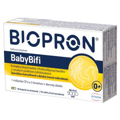 BIOPRON Laktobacily BabyBifi 30 kapsúl – Obrázok 3