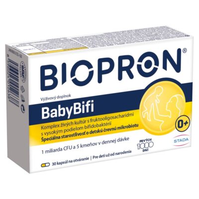 BIOPRON Laktobacily BabyBifi 30 kapsúl – Obrázok 2
