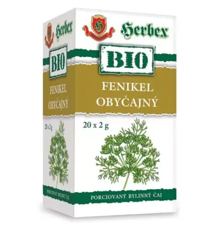 HERBEX BIO FENIKEL OBYČAJNÝ bylinný čaj 20 x 2 g