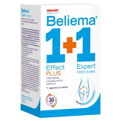 Beliema Effect PLUS 7 vaginálnych tabliet + Expert Intim krém 30 ml – Obrázok 2
