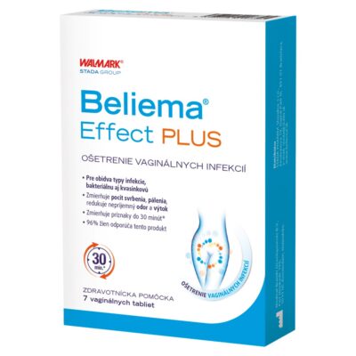 Beliema Effect PLUS 7 vaginálnych tabliet – Obrázok 3