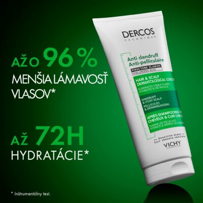 VICHY DERCOS Kondicionér proti lupinám 200 ml – Obrázok 7