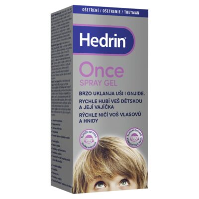 HEDRIN ONCE SPRAY GEL proti všiam a hnidám 100 ml – Obrázok 2