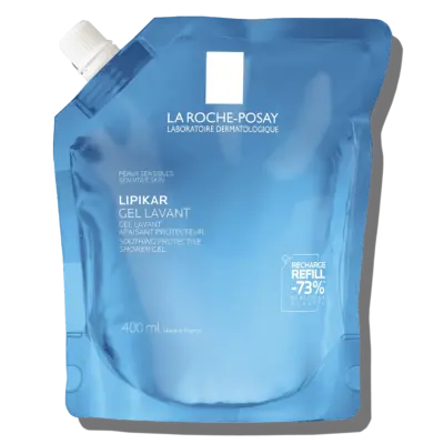 LA ROCHE-POSAY LIPIKAR sprchový gél, náhradná náplň 400 ml