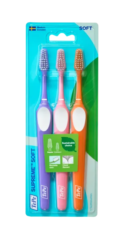 TePe SUPREME soft zubná kefka 3 ks