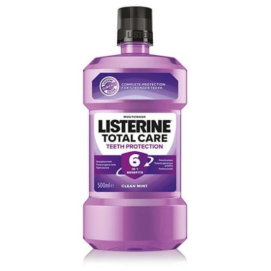 2_202402 LISTERINE TOTAL CARE TEETH PROTECTION ústna voda 500 ml – Obrázok 1