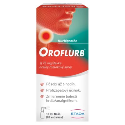 Oroflurb orálny roztokový sprej 15 ml