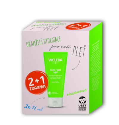 WELEDA SKIN FOOD Light krém 3x75 ml – Obrázok 3