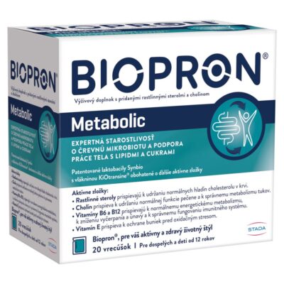 BIOPRON Metabolic 20 vrecúšok – Obrázok 2