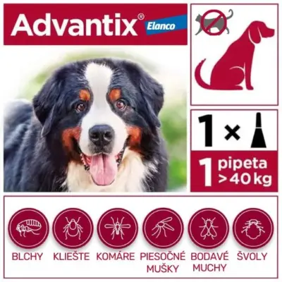 Advantix Spot-on pre psy 40 - 60 kg 1x6 ml – Obrázok 8