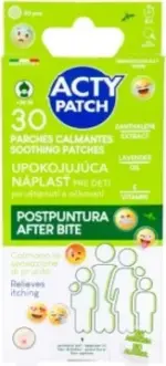 ACTYPATCH UPOKOJUJÚCA NÁPLASŤ PRE DETI po uštipnutí a očkovaní 1x30 ks